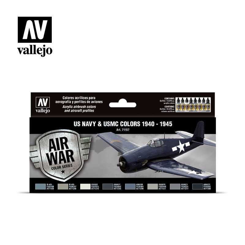MODEL AIR SET: US NAVY & USMC WWII 1940-1945 (8)