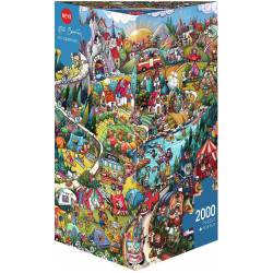 Puzzle 2000 pzs. BERMAN, Go Camping