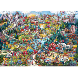 Puzzle 2000 pzs. BERMAN, Go Camping