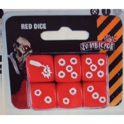 SET DE DADOS ROJOS - ZOMBICIDE