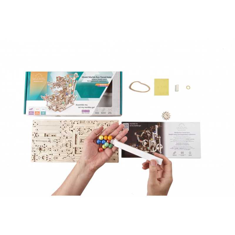 CARRERA DE CANICAS CON ELEVADOR